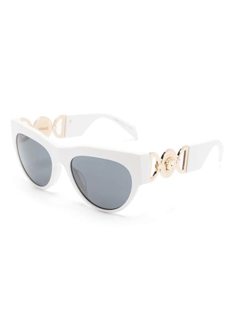 versace white cat eye sunglasses|versace cat eye glasses frames.